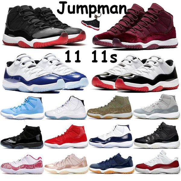

11s обуви высокого баскетбол jumpman 11 разводится прохладным серая наследница ночь бордовой pantone ovo розовой змеиной кожи низкая легенда, Black