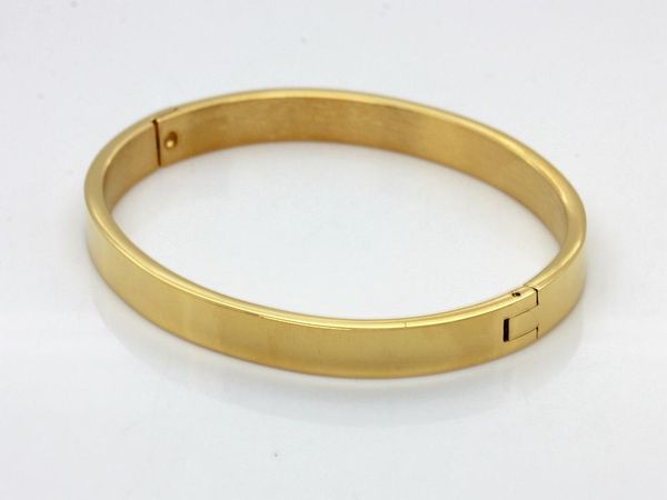 

wlb0612 3 colors unique design stainless steel women simple style bangles fashion new design bracelet jewelry, Black