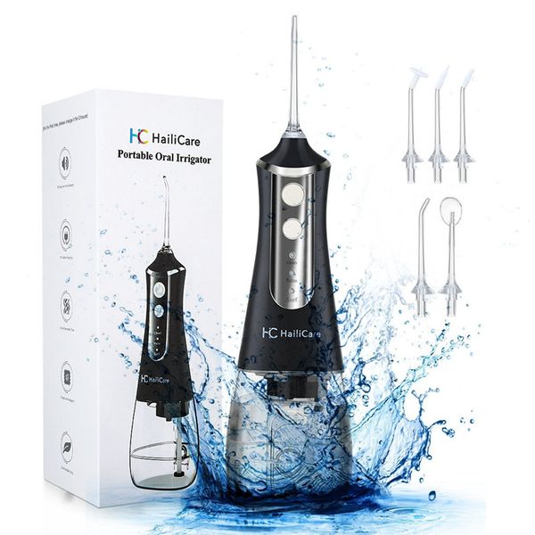 350Ml Irrigatore Orale Dentale Getto D'acqua Flosser Usb Ricaricabile Filo di Acqua Portatile Per Lo Sbiancamento Dei Denti 3 Modalità Dentali Filo Interdentale