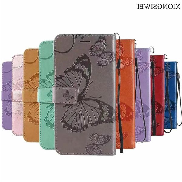 

fig-lx1 luxury flip embossed leather stand case for huawei p smart psmart book style cell phone cover