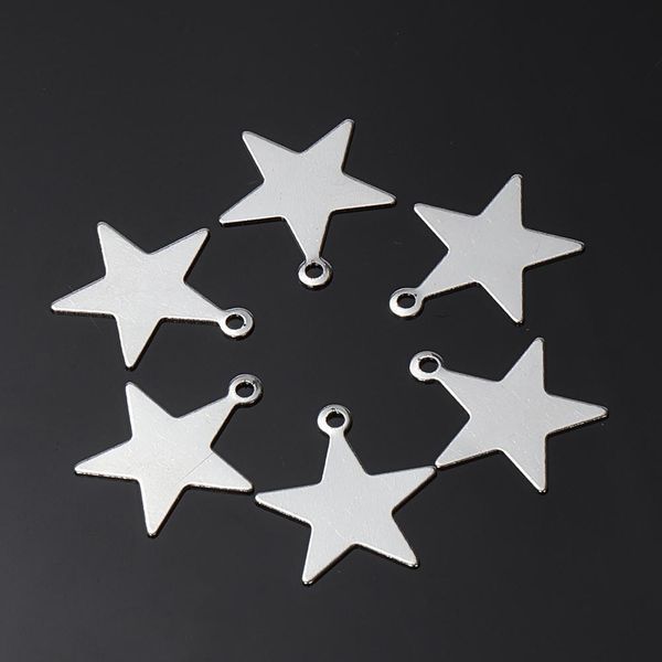 

50pcs copper small star charms 6 8 10mm gold rhodium color necklace bracelet pendant supplier for diy jewelry handmade findings h jllyvc