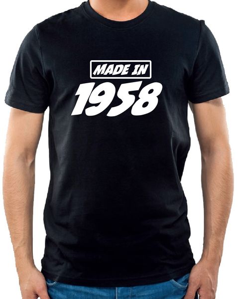 

2019 new fashion brand crew neck made in 1958 - gifts anniversary born innovelty t shirts sport hooded sweatshirt hoodie