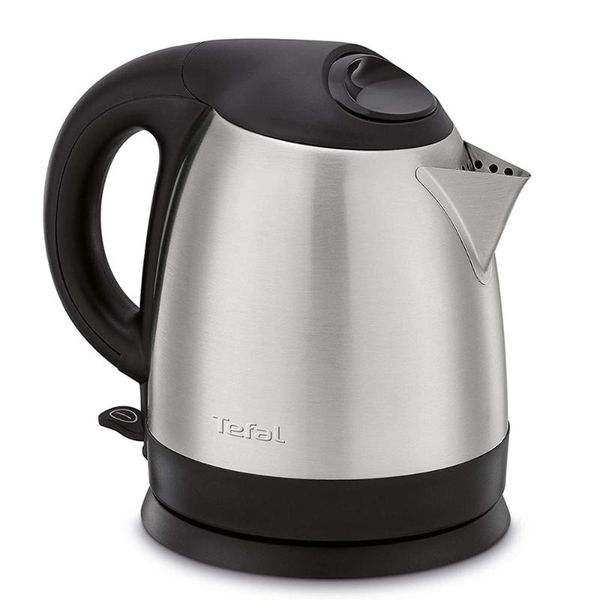 

tefal compact water heater, stainless steel, controlled opening cover, auto power off, hidden resistance, power: 1800 watt