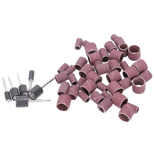 

jumbo 51pc drum sanding kit - fits dremel - includes rubber drum mandrels 1/2, 3/8 & 1/4 inch1