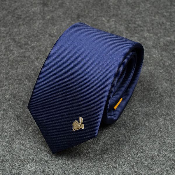 

rabbit embroidery tie personality color matching high-end tie outdoor men's and women's designer tie ing, Blue;purple