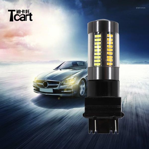 

tcart t25 led 3157 led car turn signal drl lights high power 66smd daytime running lights car accessories for leaf1