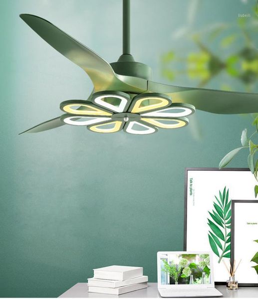 

led modern minimalist ceiling fan light, restaurant european post-modern household ceiling fans with lights1