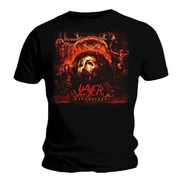

мужская футболка slayer metal repentless альбом все размеры o шею с коротким рукавом черный tshirts мода спорта толстовка с капюшоном толсто