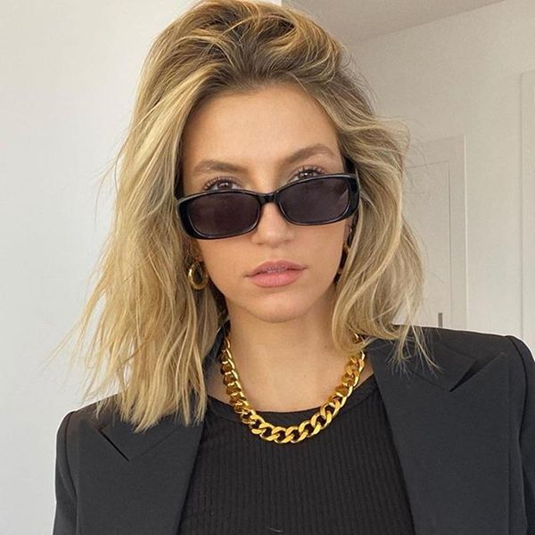 

chokers timeless wonder titanium curved pave chains necklace women stainless steel jewelry gothic boho ins trendy punk rock set 3418, Golden;silver