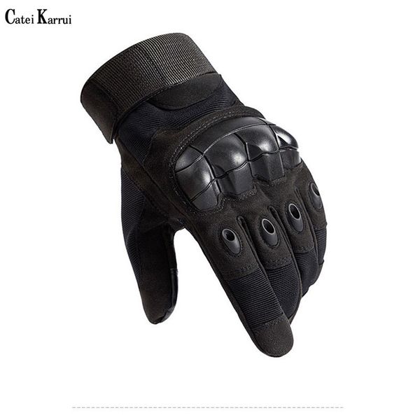 

catei karrui new men' outdoor tactical combat training all fingered antiskid gloves for men 201020, Blue;gray