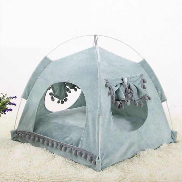 

foldable pet tent house breathable print puppy cat bed house portable outdoor indoor kennel for small dog cat