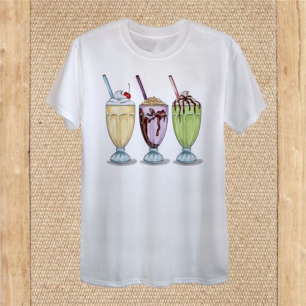 

ice cream milkshake glasses drinking t-shirt design quality cotton women summer tee shirt sport hooded sweatshirt hoodie