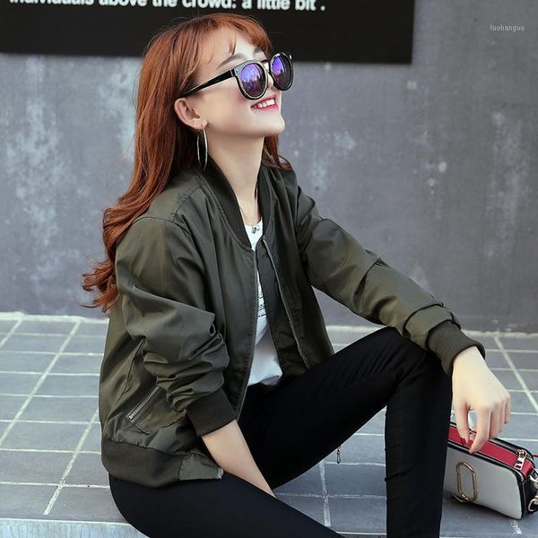 

spring fashion european leisure baseball suit women's jacket jacket pure salad zipper mini-jacket womens1, Black;brown