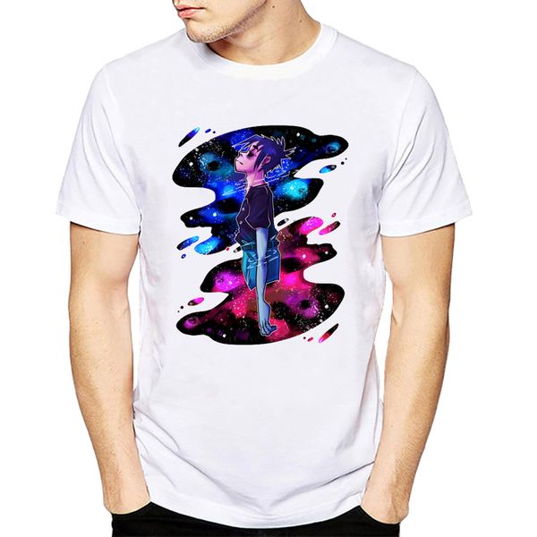 

noodle murdoc russel short sleeve ringer fashion streetwear anime men's short sleeve tees harajuku hooded sweatshirt hoodie men t shirt