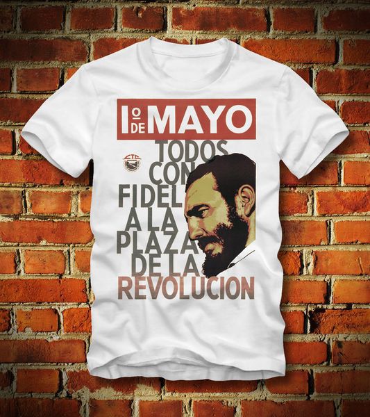 

2020 boardrippaz t shirt fidel castro revolution cuba kuba havanna 1965 1. may poster tee shirt sport hooded sweatshirt hoodie