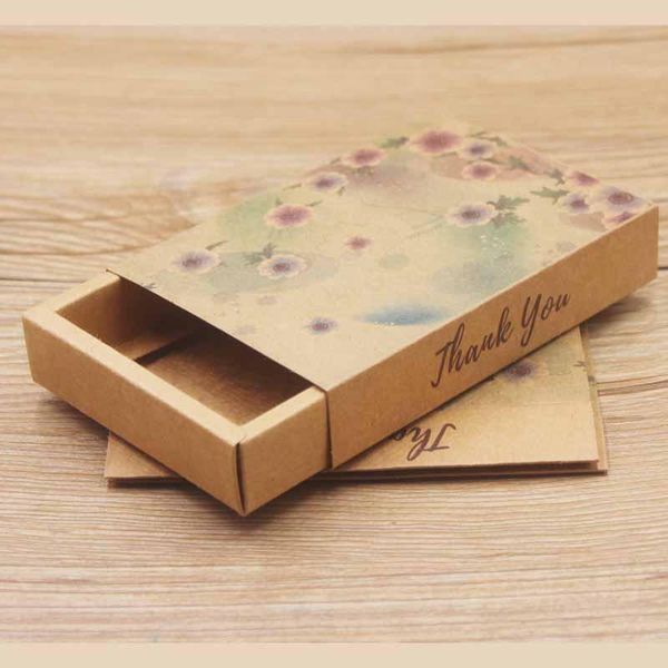 

11.582cm multi print gift package box dreamcatcher flower design candy wedding soap slide box diy thank you gift box20pc bbyrhx lipper