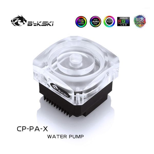 

fans & coolings bykski cp-pa-x ddc water pump for pc cooling heatsink 3800rpm 3m 300l/h pwm automatic speed silent support 12v rgb/5v argb1