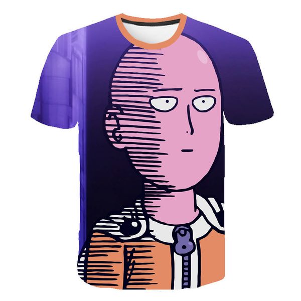 

new cute anime one punch man pullover 3d print shirts hippie harajuku plus size men clothing