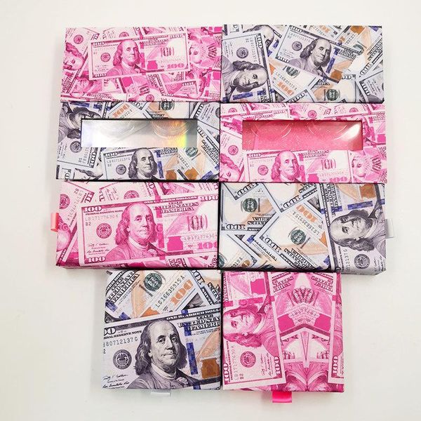 

false eyelashes wholesale package eyelash packaging boxes dollar cash lash box bulk 3d 25mm mink lashes empty magnetic case with tray