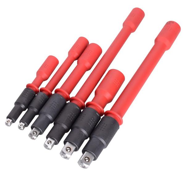 

1000v insulated ratchet wrench extension rod socket ratchet wrench extension bar 1/4" 3/8" 1/2" crv 100/125/150/250mm long ba