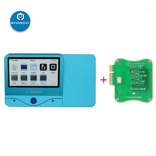 

jc fpt-1 fingerprint home button testing module for 5s 6g 6p 7 7p 8 8p one key reading write fingerprint serial number1