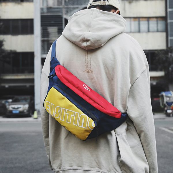 

tidog korea messenger super fire street trend shoulder chest bag