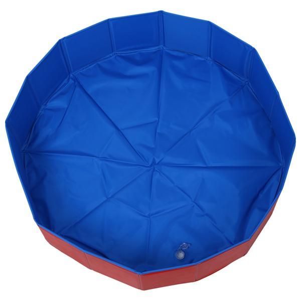 

foldable pet dog swimming house bed summer pool blue+red for vip link