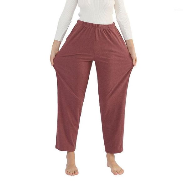 

women's sleepwear fdfklak autumn winter sleep bottoms womens warm lounge wear pajama pants casual homewear 2xl-7xl plus size pyjama tro, Black;red