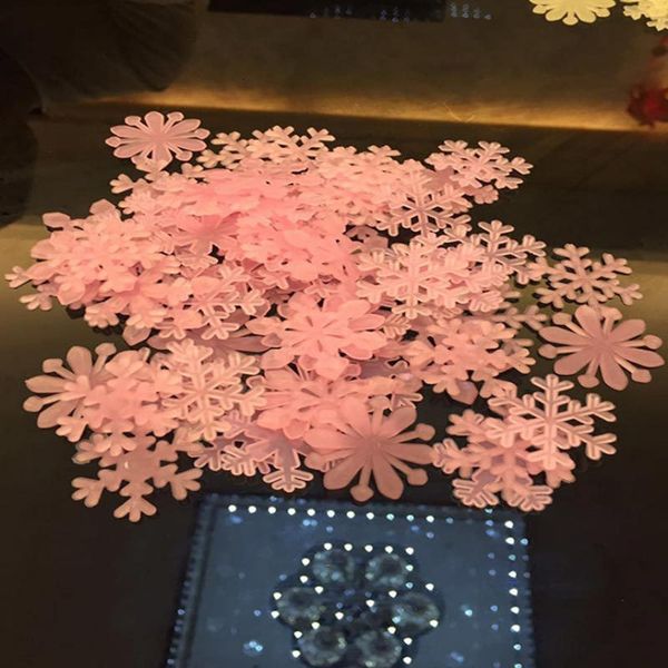 

dark snowflake kids glow baby in the bedroom home decor color luminous fluorescent wall stickers decal 3 nebr7