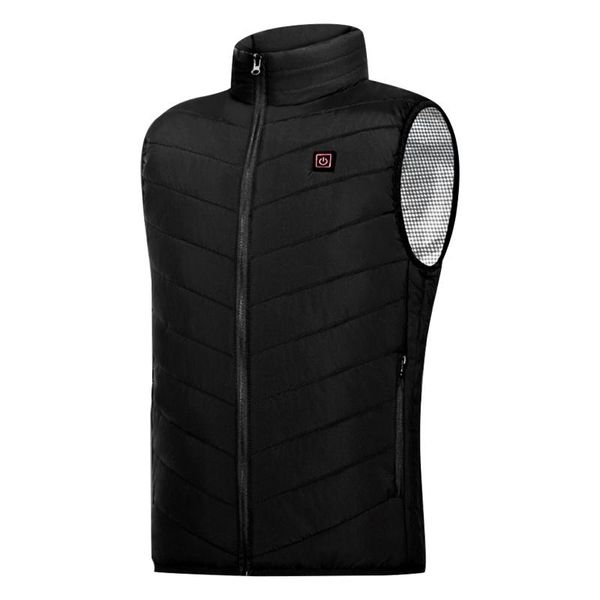 

outdoor t-shirts men women lightweight thermal 9 heating zone fishing winter warm electric heated vest camping waistcoat usb rechargeable, Gray;blue