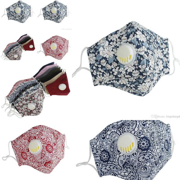 

washable dhl face pm2.5 mask masks anti-dust reusable valve protective cotton face masks cmy37 vn2p