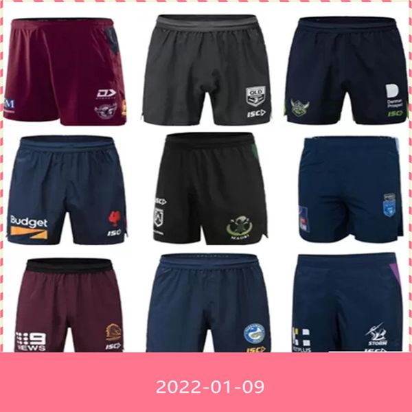 

2021 fans version nrl rugby league jerseys 20 21 melbourne storm parramatta eels short shorts brisbane broncos warriors nsw 3xl penrith pant, Black;white
