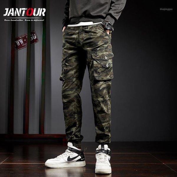 

men's pants 8 colour mens cargo elastic multiple pocket male trousers outdoor joggers pant homme harajuku men pants1, Black