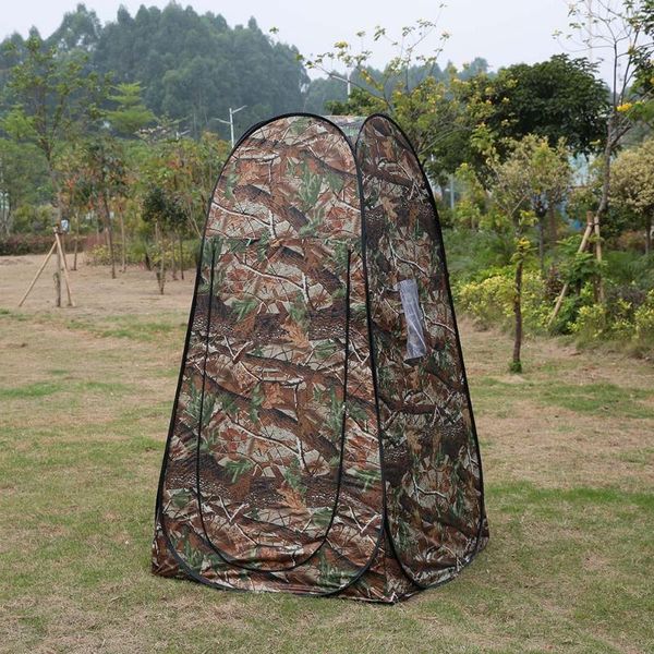 

portable folding privacy shower toilet tent ultralight outdoor fishing hiking travel camping up camouflage changing tent