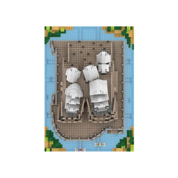 

aiboully 061 world famous architecture sydney opera house 3d model mini diamond building blocks bricks toy for children wmtygk