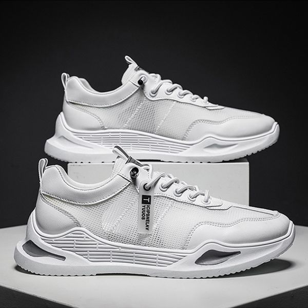 

men breathable hollow sneakers sports casual running shoes memo mesh white sports shoes zapatillas hombre, Black
