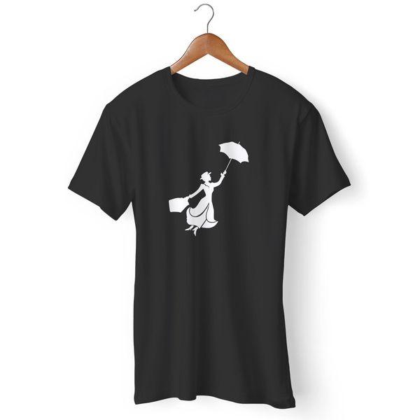 

mary poppins silhouette man's and woman's cool casual pride men fashion sport hooded sweatshirt hoodie t shirt