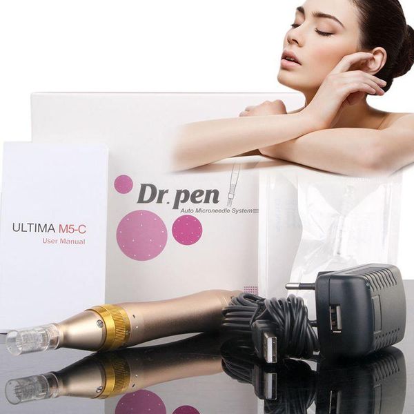 

fashion m5 -c/w dr pen derma pen ultima rechargeable microneedle system adjustable 0.25-2.5mm electric derma stamp micro needle roller