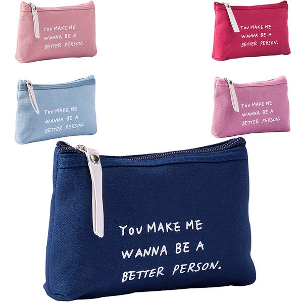 

women waterproof bags and pouch organizer makeup girls letter cosmetic bag travel make up gifts toiletry storage bags for nonfr, Red;black