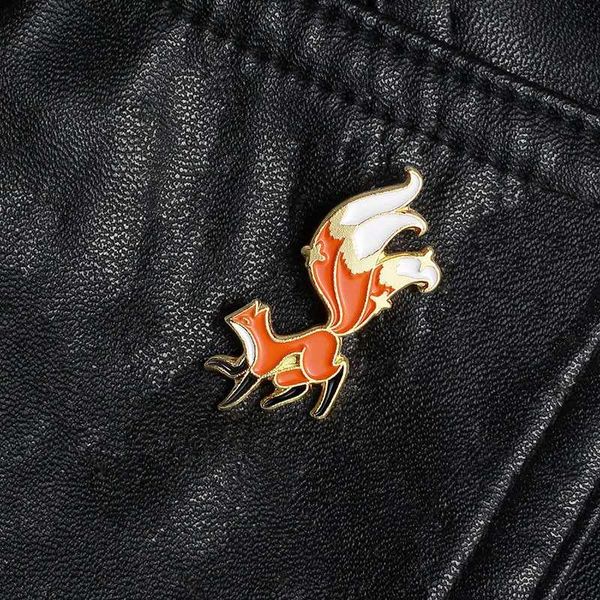 

pins, brooches fashion cute cartoon animal pin enamel brooch lapel women men denim collar badge jewelry gift, Gray