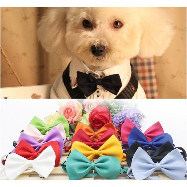 

fashion pet dog bow tie adjustable pet neck tie cute cat collar dog tie christmas decoration pet supply dog accesso wmtmuj fivegarden