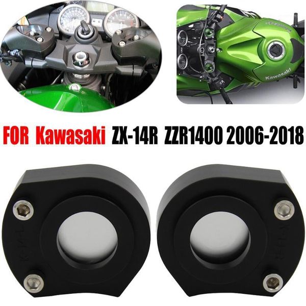 

suitable for ninja zx-14r zx14r zx 14r handlebar riser gasket kit 06-2020 ninja zzr 1400 08-11 handlebar riser kit1