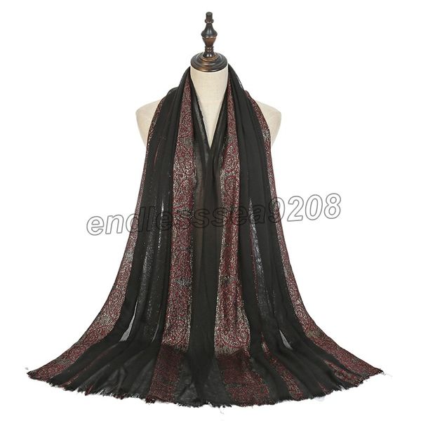 

breathable cotton hijab black scarf bandana women's scarves sequin luxury winter woman scarf islamic shawls headband headscarf, Blue;gray