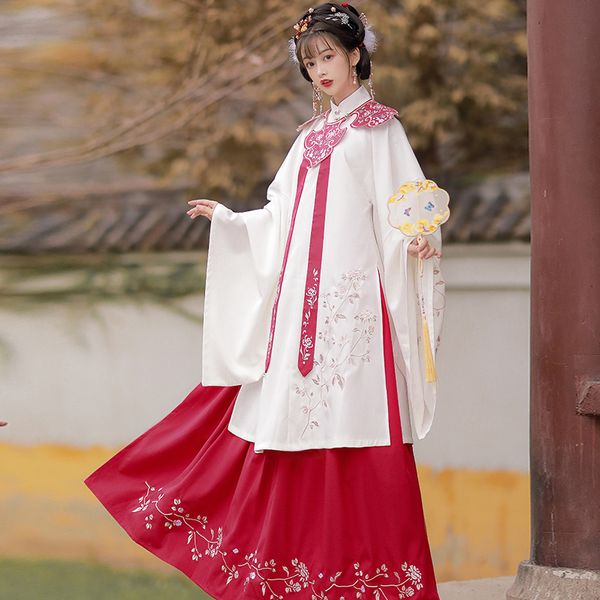 

princess dress fairy hanfu women cosplay costume vintage dress chinese style outfit classical dance wear festival outfits jl2546, Black;red