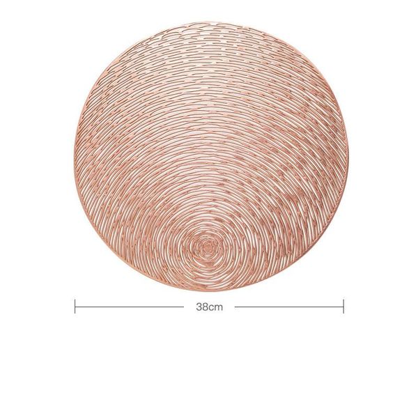 

table mat diameter hollow round insulation non slip table place mat coaster pvc kitchen bowl pads placemat for dining table wmtmlc comb2010