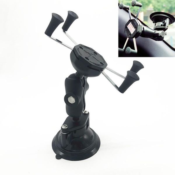 

generic car window twist lock suction cup mount + universal x-grip cell phone holder for 7 6s smartphone for ram mounts1