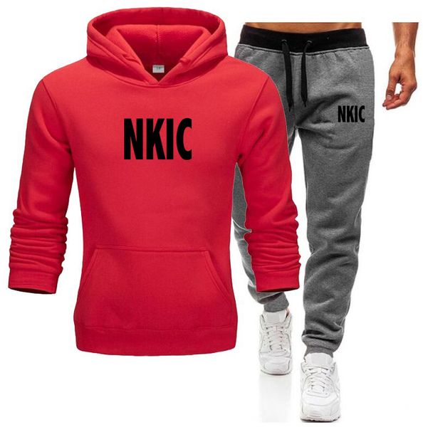 

2022 new fashion brand tracksuit men plus size 3xl spring autumn two piece clothing sets casual track suit sportswear sweatsuits, Gray