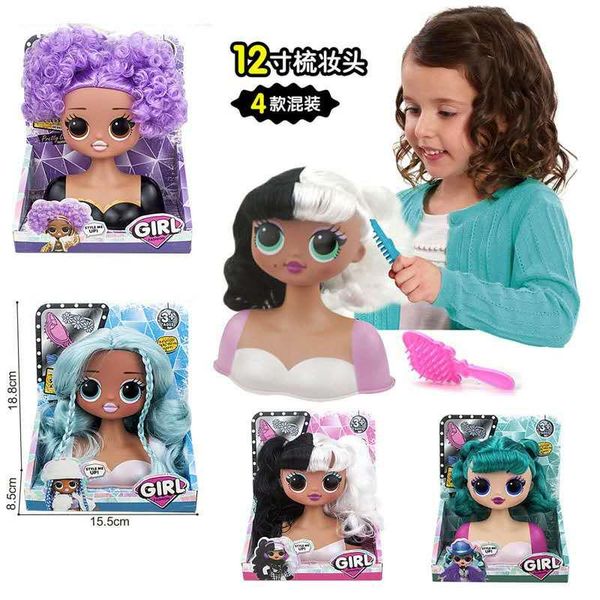 

selling second-generation omg doll surprise dressing head toy doll 12-inch doll figure