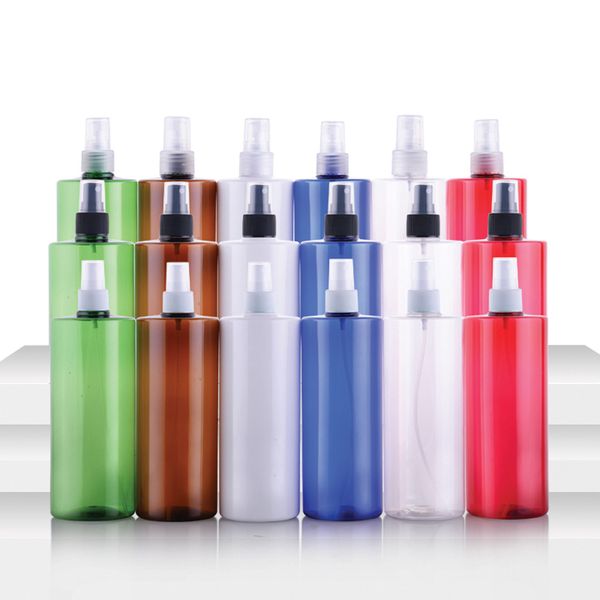 14 pz 500 ml Spray Bottiglie di colori vuote per profumi, contenitore in PET con pompa spruzzatrice bottiglia a nebbia fine imballaggio cosmetico