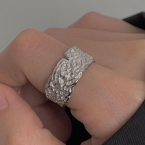 

cluster rings luxury irregular geometric bling adjustable gold silver color for women ladies gothic big chunky jewelry gifts sr2254, Golden;silver